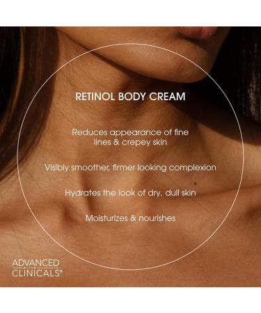 Advanced Clinicals Retinol Body Lotion & Face Moisturizer |  Anti Aging Skin Care With Retinol  - Targets Wrinkles&Stretch Marks - 16 Ounce - 454g  - Buy Online on GoSupps.com