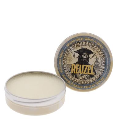 Reuzel Wood and Spice Beard Balm - Conditioning & Sculpting Beard Treatment - Shea Butter & Argan Oil - Woody Spice Fragrance - Buy Online on GoSupps.com