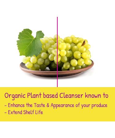 2 Pack Organic Fruit & Vegetable Wash USDA Organic Produce Cleanser Made in Canada Food Grade Organic Ingredients Removes Surface Pesticides Wax Soil Dirt & other contaminants Each 26.54 fl oz - Buy Online on GoSupps.com