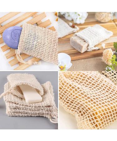 Buy Pinsheng 5-Pack Natural Sisal Soap Bags | Organic Plastic-Free Fiber for Foaming & Massaging Soap - Buy Online on GoSupps.com