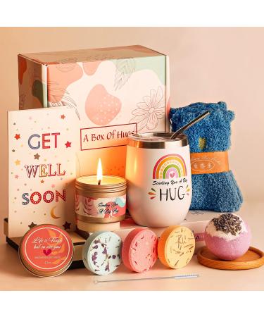 Get Well Soon Gifts for Women Relaxing Spa Gift Basket Care Package for Women Her Mom Sister Best Friend Unique Thinking of You Gifts Set for Women