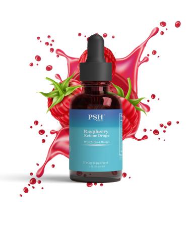PSH Raspberry Ketone Ultra Drops with African Mango - Advanced Weight Management Support - Natural Fat Burner and Appetite Suppressant - Keto-Friendly Formula - 2 fl oz - Buy Online on GoSupps.com