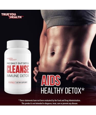 Pro Daily Gut Detox Cleanse Immune Detox - Detox Cleanse with Probiotics - Promote Reduced Bloating for Healthy Appearance - Naturally Aid Digestion & Gut Health - Acai Berry Cleanse Immune Support - Buy Online on GoSupps.com
