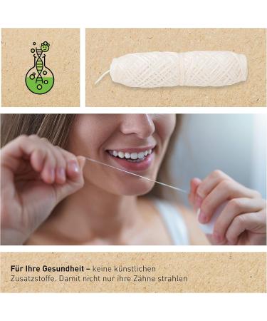 Bamboo Bonds - 60m Corn Starch Dental Supplies with Candelilla Wax & Peppermint Oil for Healthy Teeth & Eco-Friendly Care - Buy Online on GoSupps.com