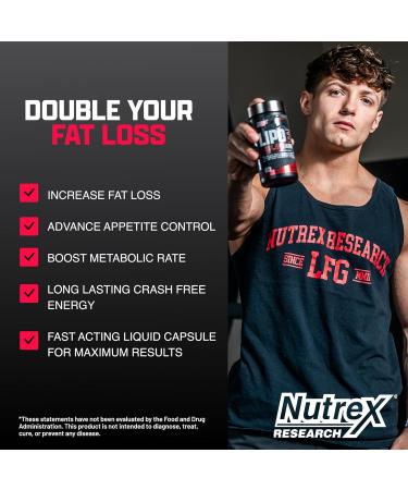 Nutrex Research Lipo-6 Black Ultra Concentrate | Thermogenic Fat Burner | 60 Count - Buy Online on GoSupps.com