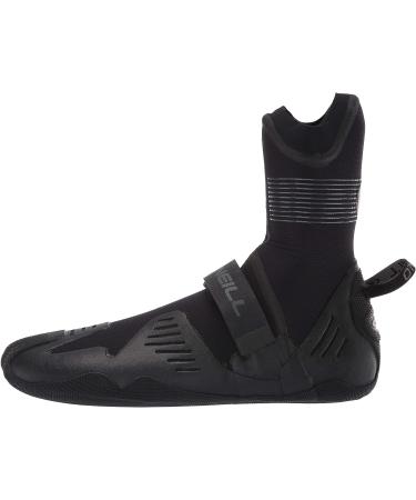 O'Neill Psycho Tech 5mm Round Toe Booties 7 Black - Premium Surfing Booties - Buy Online on GoSupps.com