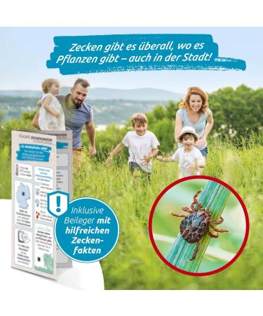 Ticksafe Tick Gripper Set - 2 Pack with Rotating Head for Safe Gentle Tick Removal | No Squeeze No Pull Just Turn - Ideal for Humans - Buy Online on GoSupps.com