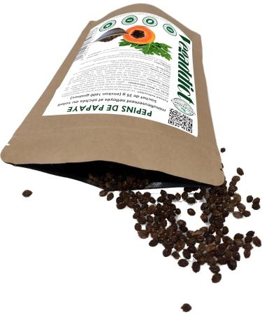 100% Natural Dried Papaya Seeds | High Enzyme Papaya (Papain) | No Additives | Vegan | Lab Tested | Gluten & Lactose Free | Ethical & Ecological | 25g - Buy Online on GoSupps.com