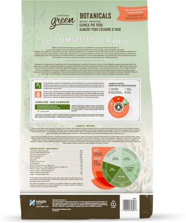 Living World Green Botanicals Adult Guinea Pig Food 2.75 kg (6 lb) - Buy Online on GoSupps.com