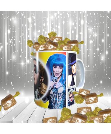 Diva Gay Pride Celebrity Icon Mug with Choice of Sweets Gift - Buy Online on GoSupps.com