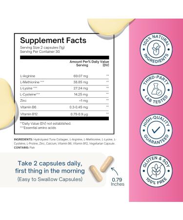 ALTAGAMMA Hair Growth Supplements - Nourishes Thinning Strengthen Nails & Skin & Combat Hair Loss - Hair Growth Vitamins for Women & Men with Marine Collagen Peptides 60 Capsules | 30 Day Supply - Buy Online on GoSupps.com