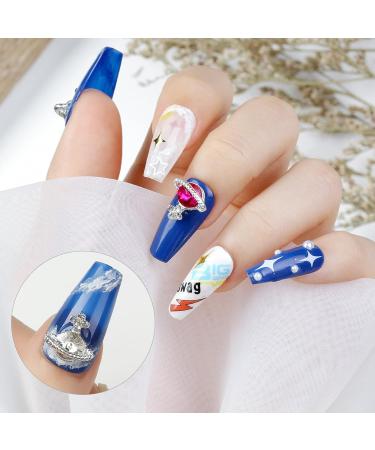 Mcduyant 9 Pieces Nail Art Planet 3D Charms Nail Art Saturn Shape Decoration DIY Nail Charms Nail Art Supplies for 3D Nail Art Designs Decoration DIY Crafting Jewelry Accessories - Buy Online on GoSupps.com
