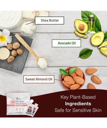 30 Packets Travel Size Diaper Rash Cream | Treatment & Prevention | Safe for Sensitive Baby Skin - Buy Online on GoSupps.com