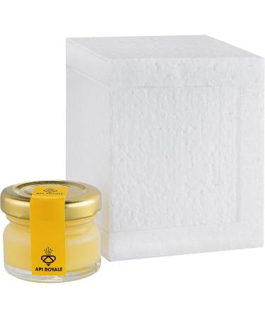 Royal Jelly Pure & Fresh 30g - 100% Natural Royal Jelly Premium Nutritional Supplements - Fresh Royal Jelly with Natural Formula and Gluten Free - Compact Insulated Box with Spoon - Buy Online on GoSupps.com