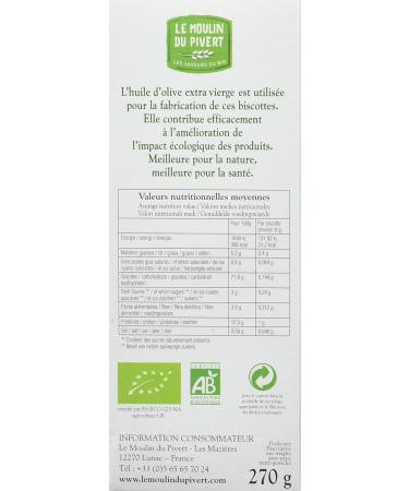 Le Moulin du Pivert Rusks with White Flour BIO - 270 g - 1 pc - Buy Online on GoSupps.com