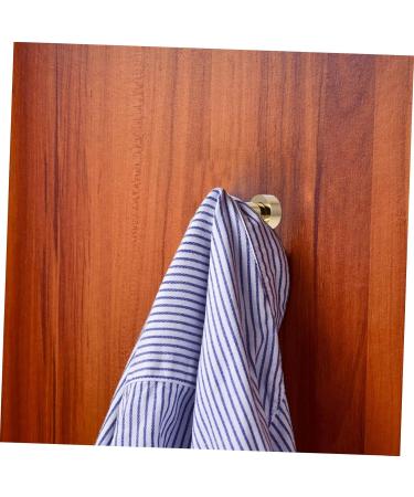 Alipis 4 Pcs Bathroom Towel Hook Black Hooks for Hanging Multifunctional Brass Wall Hooks Clothing Indoor 3X1.8X1.8CMx2pcs Goldenx2pcs - Buy Online on GoSupps.com