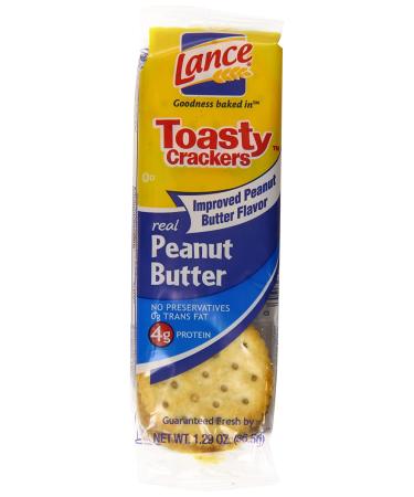 Lance Toasty Crackers with Real Peanut Butter - 51.5oz (40 Packs) - Buy Online on GoSupps.com