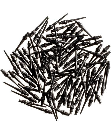 Viper Tufflex II 2BA Thread Soft Tip Dart Points - Black (100 Pack) - Buy Online on GoSupps.com