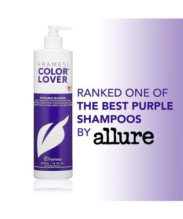 Framesi Color Lover Dynamic Blonde Purple Shampoo - Sulfate Free Shampoo for Color Treated Hair - 16.91 Fl Oz - Buy Online on GoSupps.com