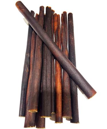 Beef Collagen Sticks for Dogs - Long Lasting Collagen Chews 6 INCH/12 INCH *(12 INCH 1 POUND/448 Grams) (7-10 Pack Approx.)* - NO Odor - Rawhide Free - Bully Stick Alternative Dental Treats 44.8 g (Pack of 10)