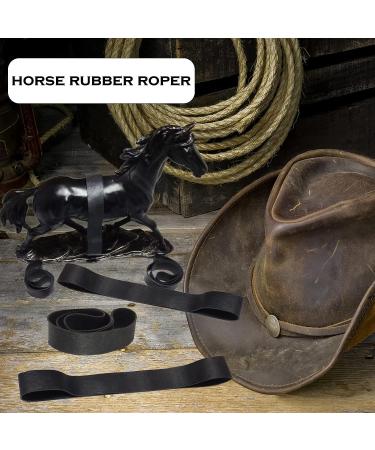 Plorbach 20 Pcs Dally Wrap - Anti-Skid & Wear-Resistant Horse Rubber Roper - Saddle Horn Wrap (Black) - Buy Online on GoSupps.com