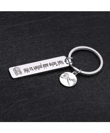Nail Tech Gift Manicurist Keychain nail stylist Keychain Manicurist Gift Nail Technician Keychain nail stylist Jewelry Nail Friends Keychain Default - Buy Online on GoSupps.com