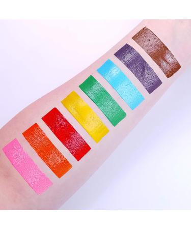Set of 8 Face Paint Sticks and Body Crayons by Moon Creations - 0.12oz - Buy Online on GoSupps.com