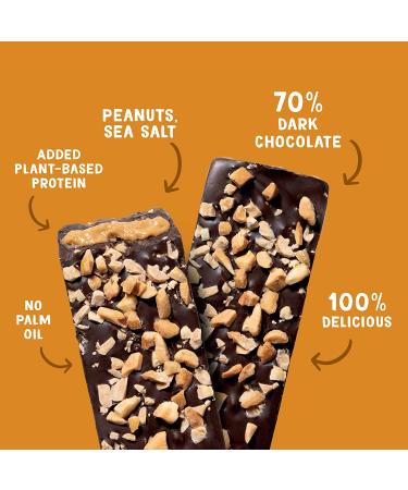 JOJO's Guilt-Free Peanut Butter Delight Dark Chocolate Bars - Keto, Vegan, Paleo | 7 Bar Bag - Buy Online on GoSupps.com