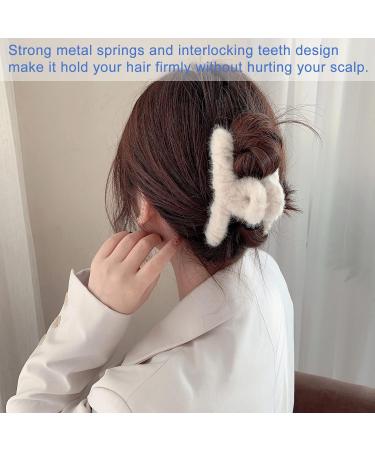 ROOTE Hair Clips 6 PCS Non-slip Large Hair Claw Clips for Thick Thin Hair Acrylic Large Jaw Clips French Style Hair Accessory Hair Clamps for women - Buy Online on GoSupps.com
