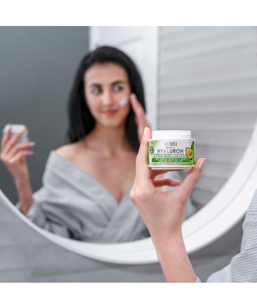 Hyaluron Anti-Wrinkle Cream with Avocado Oil for Mature Skin (30+) - Intensive Day & Night Cream with UV Protection - Buy Online on GoSupps.com