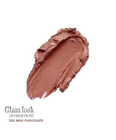 Luxvisage Long Lasting Moisturizing Lipstick - Glam Look Cream Velvet 4g with Vitamin E | Shade 302 - Buy Online on GoSupps.com