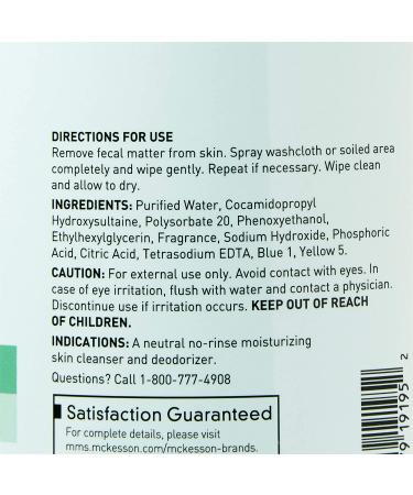 McKesson Perineal Skin Cleanser 1 gal - Rinse-Free Herbal Scent - 128 Fl Oz - Buy Online on GoSupps.com
