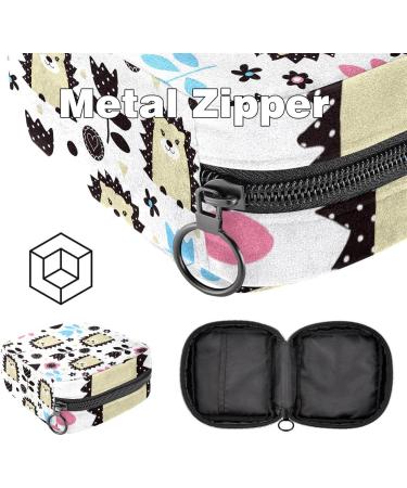 Storage Bags for Women's Essentials | Flower Patterns & Hedgehogs | Portable Menstrual Cup & Bandage Bags - Buy Online on GoSupps.com