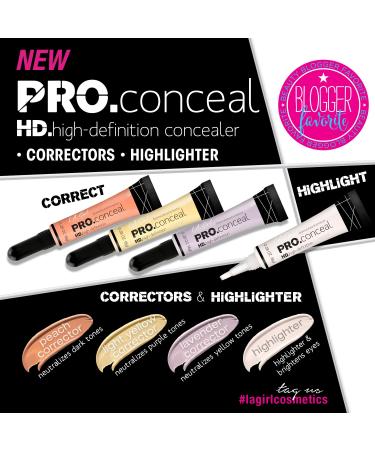 L.A. Girl Pro Conceal HD Peach Corrector 0.28oz - Color Correcting Concealer - Buy Online on GoSupps.com
