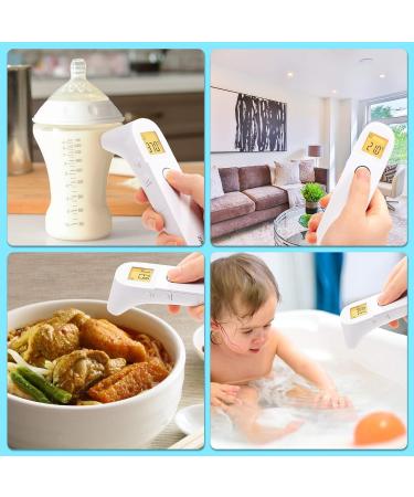 Duronic 3 in 1 Non-Contact Digital Infrared Thermometer - Ear, Forehead, and Object Temperature Measurement with Grey Pouch - Instant & Accurate Results for Baby, Child, and Adult - Buy Online on GoSupps.com