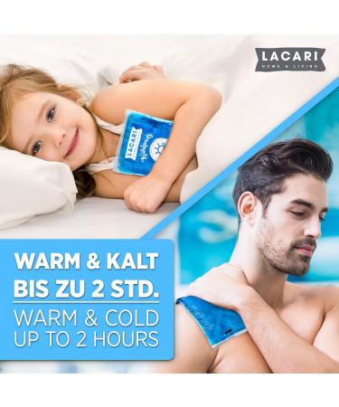 Cool Pads | T V Tested 4x Cool Pack | Lacari Cold Warm Compress | First Aid Cooling Gel Pack in 2 Sizes | Made in Germany - Buy Online on GoSupps.com