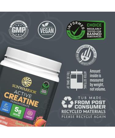 Creatine Monohydrate Powder Micronized PreWorkout Recovery Supplement | Support Muscle Building Strength Training Cognition | Vegan & Keto Friendly Easily Mixes Rainbow Sherbert Flavored Creatine - Buy Online on GoSupps.com