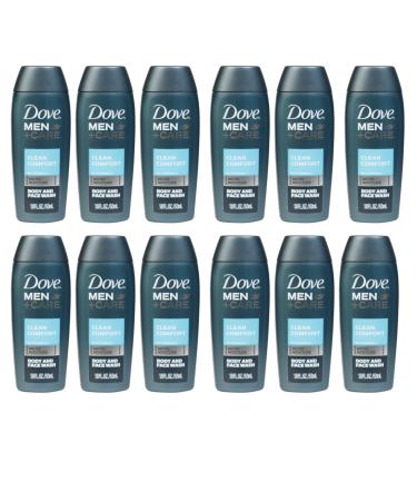 Dove Men + Care Body and Face Wash Clean Comfort 1.8 Oz