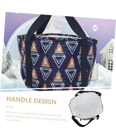 FRCOLOR Foldable Foot Bag Foot Soaking Bag with Handles Outdoor Portable Foot Basin Folding Foot Bath Bucket Convenient Folding Water Bag Fishing Hood Peva Sole of Foot Travel - Buy Online on GoSupps.com