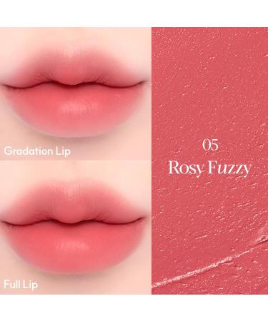 Espoir Lipstick #5 Rosy Fuzzy - Long-Lasting Matte Color | Airy Velvet Texture | Cruelty-Free Korean Lip Makeup | 0.1oz - Buy Online on GoSupps.com