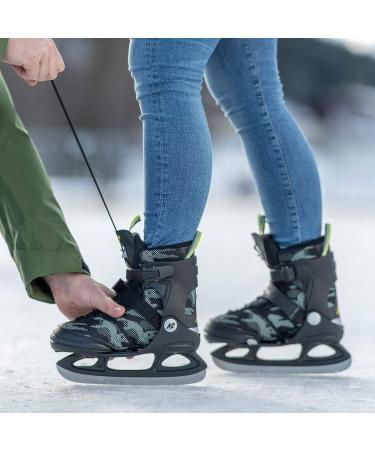 K2 Boys Raider Ice Skates - Green Yellow - Size 29 EU | International Shipping Available - Buy Online on GoSupps.com