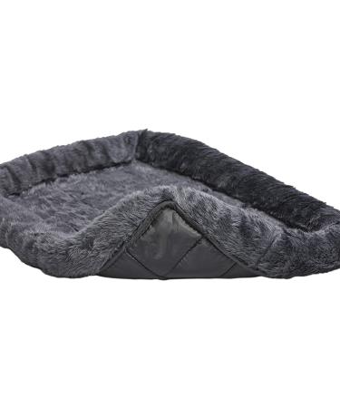 New World Gray Dog Bed | 22-Inch Bolster Bed for Metal Crates | Machine Washable - Buy Online on GoSupps.com