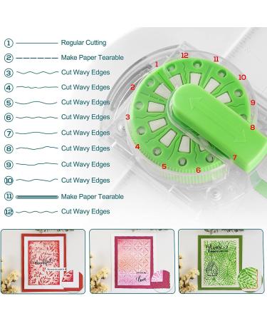 12-in-1 Craft Paper Edge Cutter - Versatile Shapes for DIY Projects - Buy Online on GoSupps.com