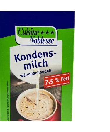 Buy Cuisine Noblesse 6 Pack Professional Condensed Milk 1L - Low Fat Coffee Milk Gastro Quality with Screw Cap - Ideal for International Shipping - Buy Online on GoSupps.com