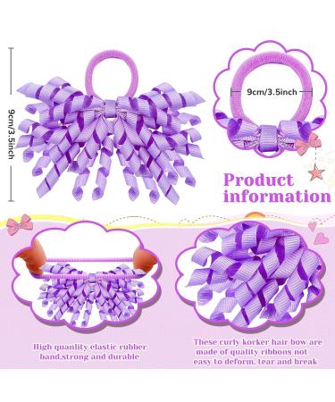 30 Pcs Boutique Baby Girls Artsy Style Bow Hair Ties - Elastic Colored Hair Bands for Toddlers Kids - Buy Online on GoSupps.com