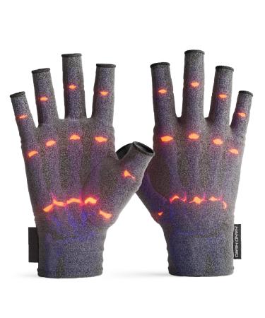 Hand Hero Arthritis Compression Gloves - Fingerless Hand Support & Pain Relief Gloves for Men and Women - Ideal for Rheumatoid Arthritis Osteoarthritis Typing and Knitting