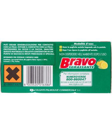 Buy Bravo! Lemon Soap Scouring Pads - 7pcs | Eco-Friendly Cleaning Solutions for International Shipping - Buy Online on GoSupps.com