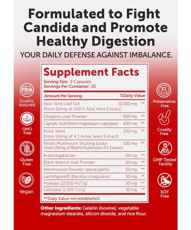 Lunakai USA Made Moringa & Candidex Shield Capsules Bundle 6-in-1 & 11-in-1 Daily Blend 60 Non-GMO Capsules Each - Buy Online on GoSupps.com
