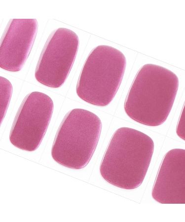 DANNI & TONI Cosmic Bloom Pink Metallic Mirror Nail Wraps - 28 Salon-Quality Gel Stickers - Buy Online on GoSupps.com