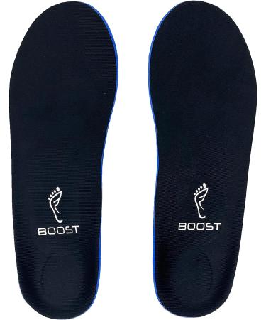 Boost Orthotics Plantar Fasciitis Arch Support Insoles - Men's 5-5.5/ Women's 7-7.5 - Relieve Heel Pain, Flat Feet, High Arch, Foot Pain - Buy Online on GoSupps.com